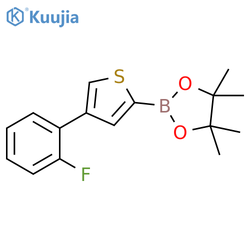 4-(2-Fluorophenyl)thiophene-2-boronic acid pinacol ester structure