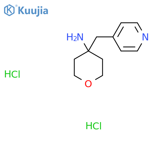 4-(Pyridin-4-ylmethyl)oxan-4-amine dihydrochloride structure