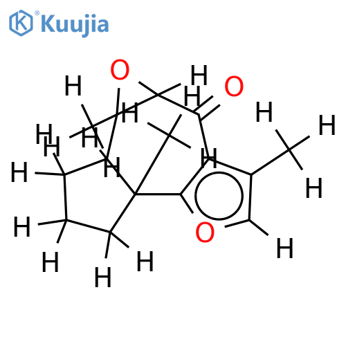 9,10-Epoxy-8-furanomexicanone structure