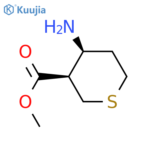 methyl (3R,4S)-4-aminothiane-3-carboxylate structure