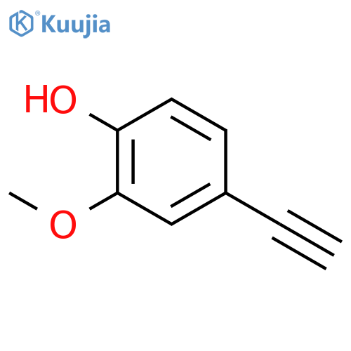 4-ethynyl-2-methoxyphenol structure