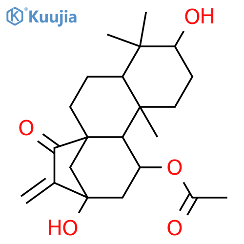 Kaur-16-en-15-one,11-(acetyloxy)-3,13-dihydroxy-, (3a,11b)- structure