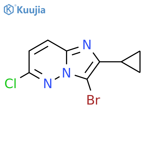 3-Bromo-6-chloro-2-cyclopropylimidazo1,2-bpyridazine structure