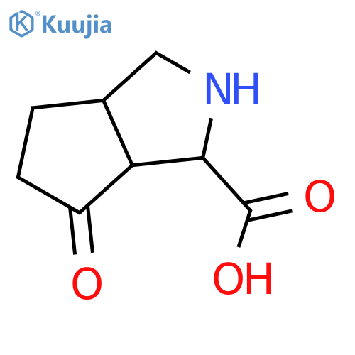 6-oxo-octahydrocyclopenta[c]pyrrole-1-carboxylic acid structure
