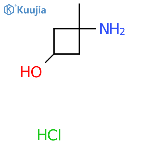 trans-3-amino-3-methylcyclobutanol hydrochloride structure
