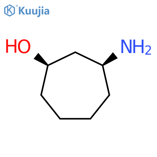 (1R,3S)-3-Amino-cycloheptanol structure