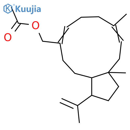 3,7,18-Dolabellatrien-17-ol; (3E,7E)-form, Ac structure