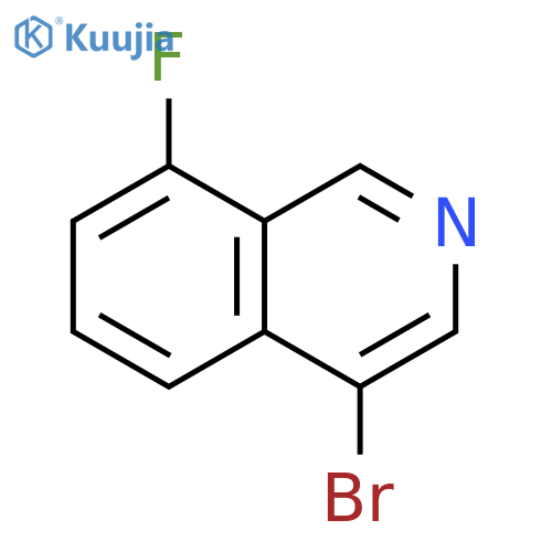 4-bromo-8-fluoro-isoquinoline structure