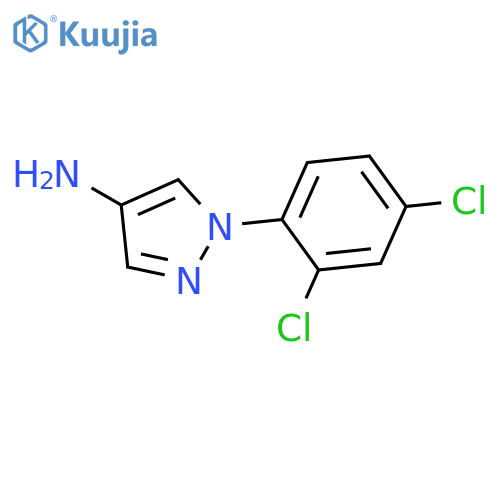 1-(2,4-dichlorophenyl)-1H-pyrazol-4-amine structure