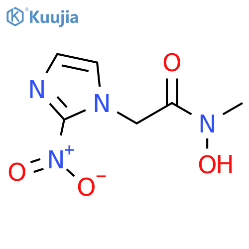 1H-Imidazole-1-acetamide,N-hydroxy-N-methyl-2-nitro- structure