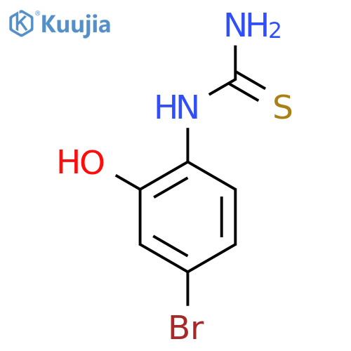 (4-Bromo-2-hydroxyphenyl)thiourea structure
