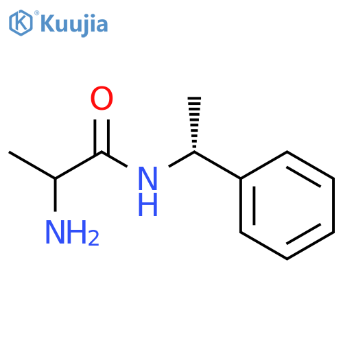 Propanamide, 2-amino-N-[(1R)-1-phenylethyl]- structure