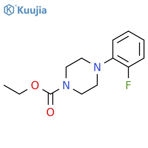 ethyl 4-(2-fluorophenyl)piperazine-1-carboxylate structure