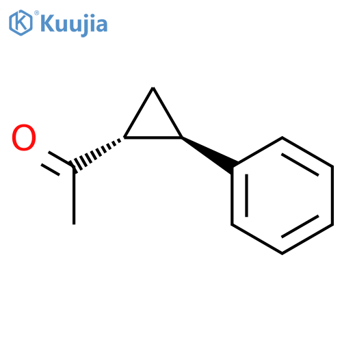 rac-1-(1R,2R)-2-phenylcyclopropylethan-1-one structure