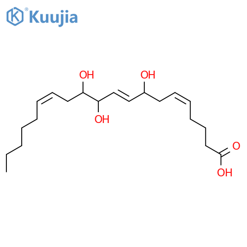 8,11,12-Trihydroxyeicosa-5,9,14,17-tetraenoic acid; (5Z,8R,9E,11S,12R,14Z,17Z)-form, 17,18-Dihydro structure