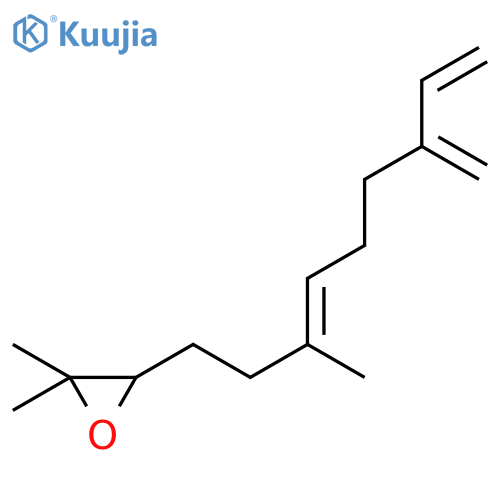 (3S,6E)-2,3-Epoxy-2,6-dimethyl-10-methylene-6,11-dodecadiene structure