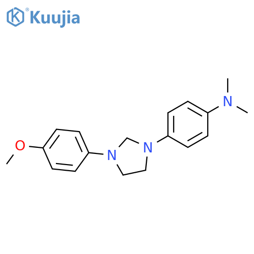 Benzenamine, 4-[3-(4-methoxyphenyl)-1-imidazolidinyl]-N,N-dimethyl- structure