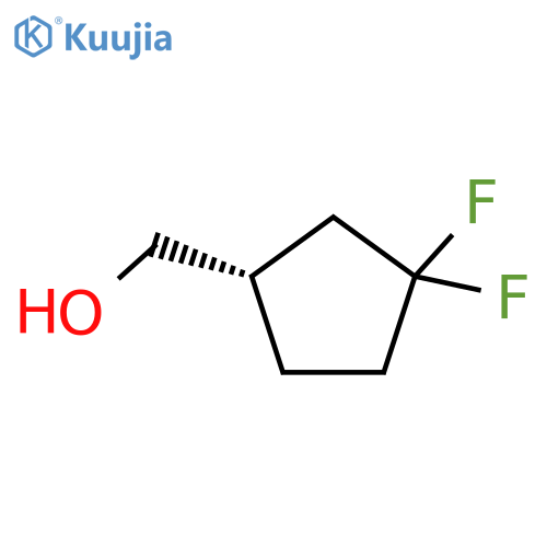 [(1S)-3,3-Difluorocyclopentyl]methanol structure