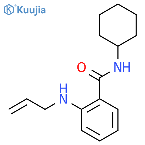 2-(Allylamino)-N-cyclohexylbenzamide structure