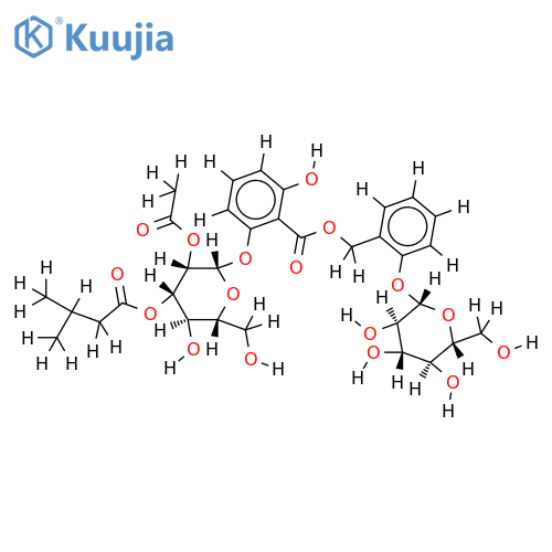 2'b-acetyl-3'b-(3-methylbutyryl)-henryoside structure