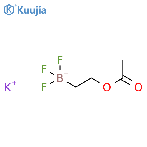 Potassium (2-acetoxyethyl)trifluoroborate structure