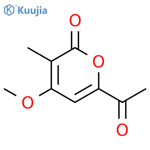 2H-Pyran-2-one,6-acetyl-4-methoxy-3-methyl- structure