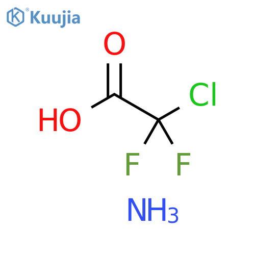 Acetic acid, 2-chloro-2,2-difluoro-, ammonium salt (1:1) structure