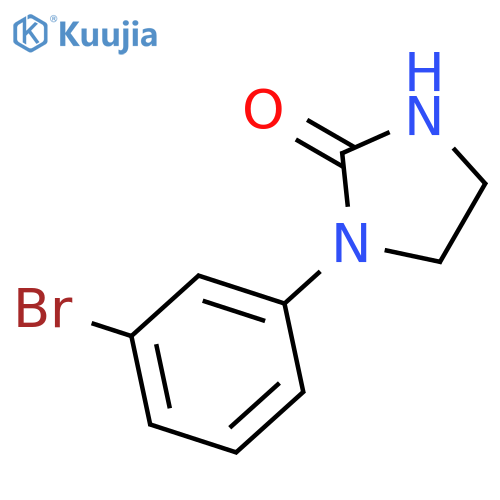 1-(3-Bromophenyl)tetrahydro-2H-imidazol-2-one structure