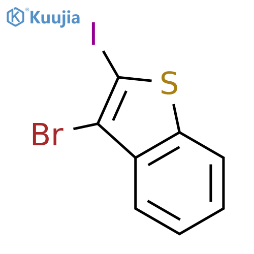 Benzo[b]thiophene, 3-bromo-2-iodo- structure