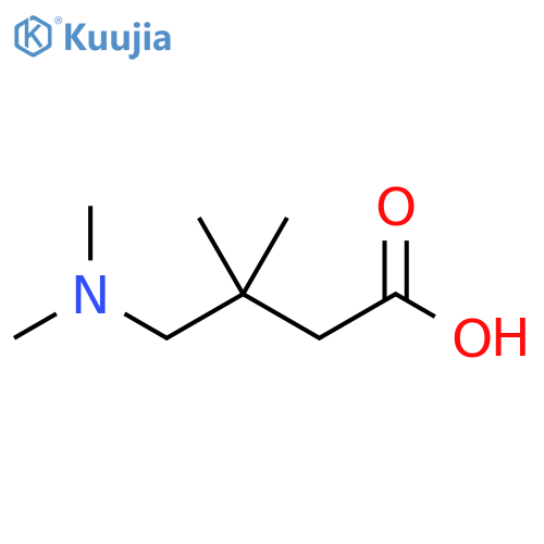 4-(dimethylamino)-3,3-dimethylbutanoic acid structure