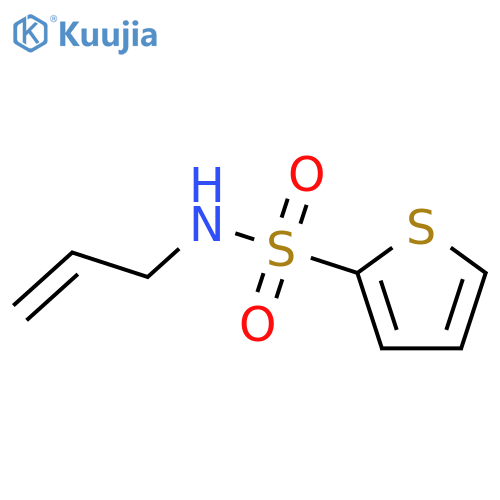 N-(prop-2-en-1-yl)thiophene-2-sulfonamide structure