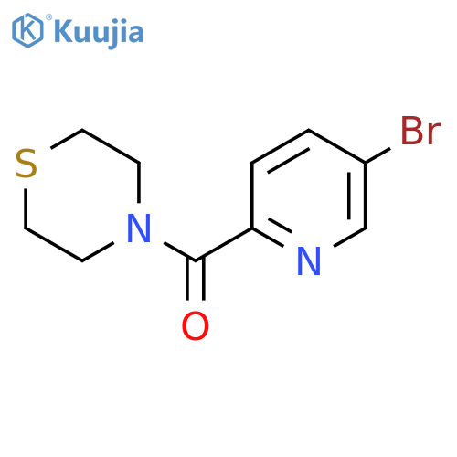(5-Bromopyridin-2-yl)(thiomorpholino)methanone structure