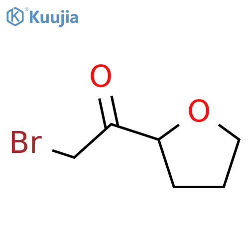 2-bromo-1-(oxolan-2-yl)ethan-1-one structure
