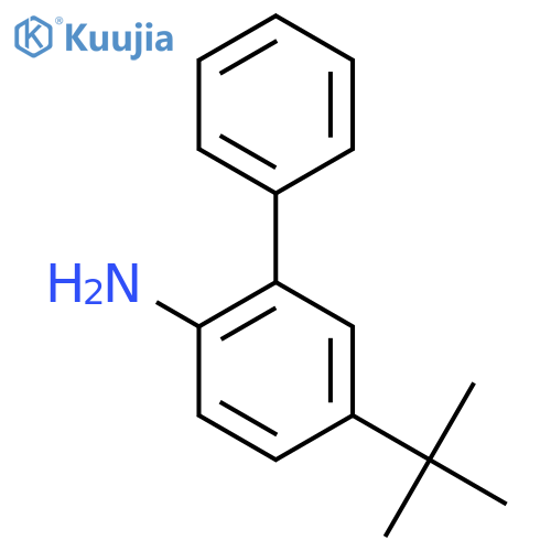 5-(1,1-dimethylethyl)-(1,1'-biphenyl)-2-amine structure