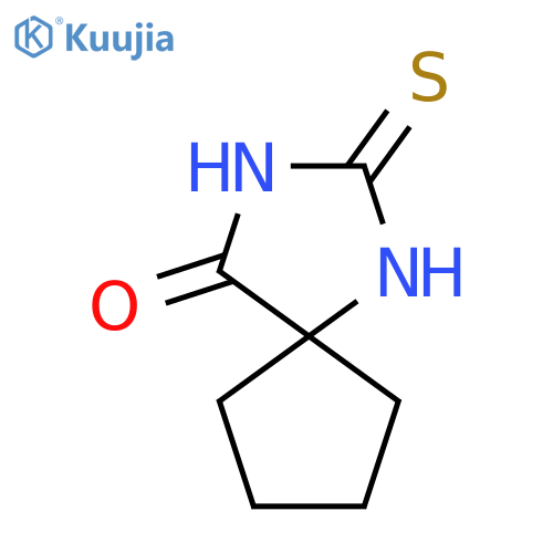 1,3-Diazaspiro[4.4]nonane-2,4-dione,2-thio-(8CI) structure