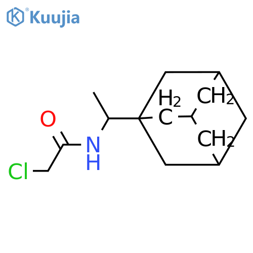 N-(1-Adamantan-1-yl-ethyl)-2-chloro-acetamide structure