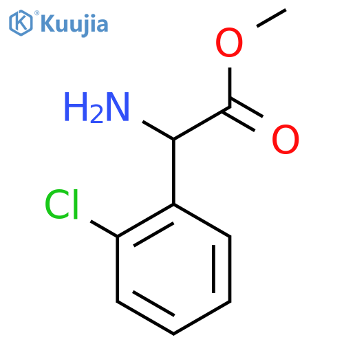 methyl 2-amino-2-(2-chlorophenyl)acetate structure