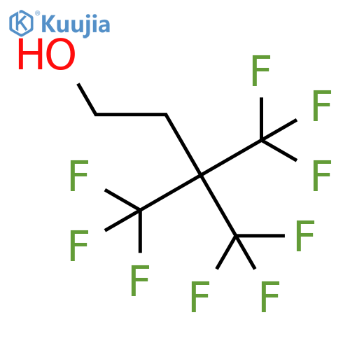 3,3-BIS(TRIFLUOROMETHYL)-4,4,4-TRIFLUOROBUTAN-1-OL structure