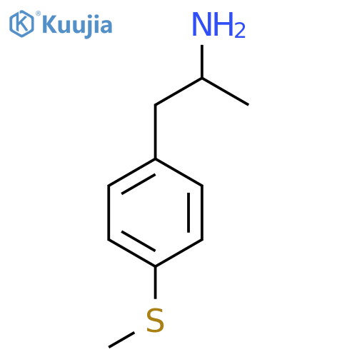 Benzeneethanamine, alpha-methyl-4-(methylthio)- structure