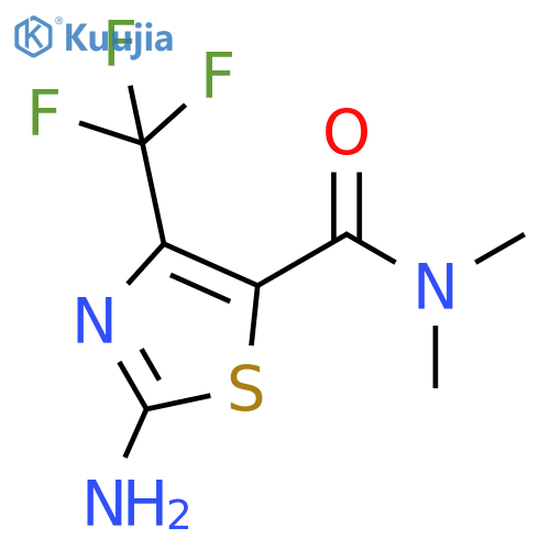 2-Amino-4-trifluoromethyl-thiazole-5-carboxylic acid dimethylamide structure
