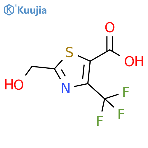 2-Hydroxymethyl-4-trifluoromethyl-thiazole-5-carboxylic acid structure