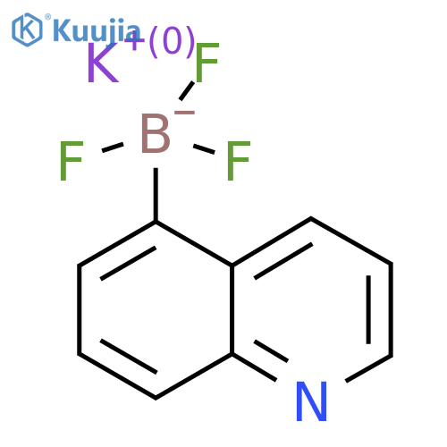 Potassium trifluoro(quinolin-5-yl)boranuide structure