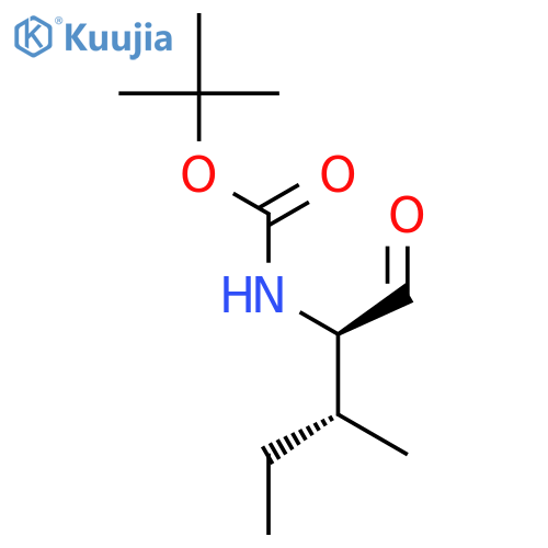 tert-butyl N-[(2R,3R)-3-methyl-1-oxopentan-2-yl]carbamate structure
