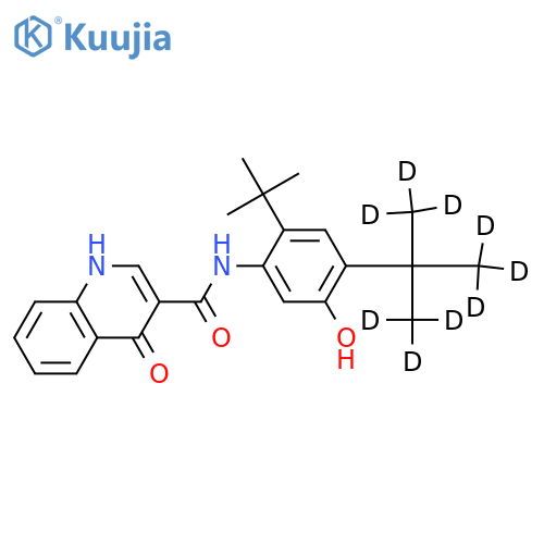 Ivacaftor (4-tertbutyl-d9) (Major) structure