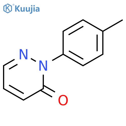 2-(4-methylphenyl)-2,3-dihydropyridazin-3-one structure