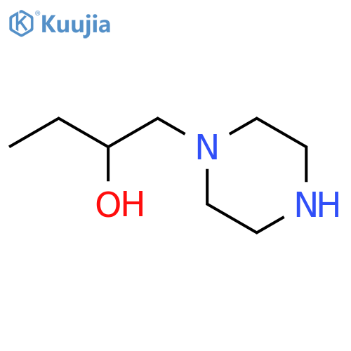 1-(piperazin-1-yl)butan-2-ol structure