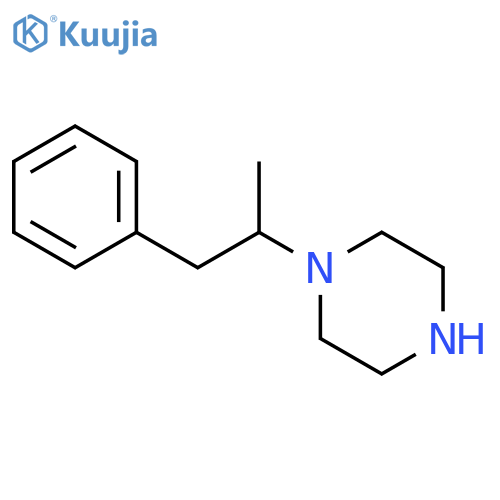 1-(1-phenylpropan-2-yl)piperazine structure