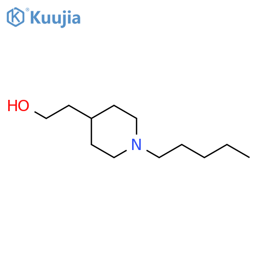 2-(1-pentylpiperidin-4-yl)ethan-1-ol structure