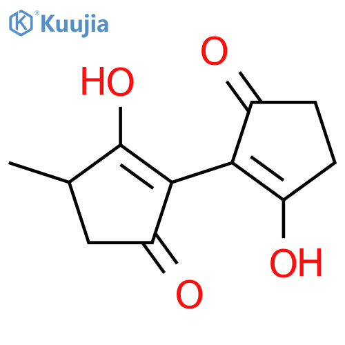 [Bi-1-cyclopenten-1-yl]-5,5'-dione, 2,2'-dihydroxy-3-methyl- structure