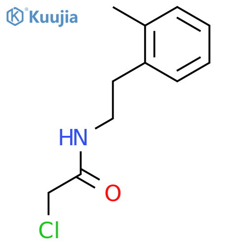 2-Chloro-N-2-(2-methylphenyl)ethylacetamide structure